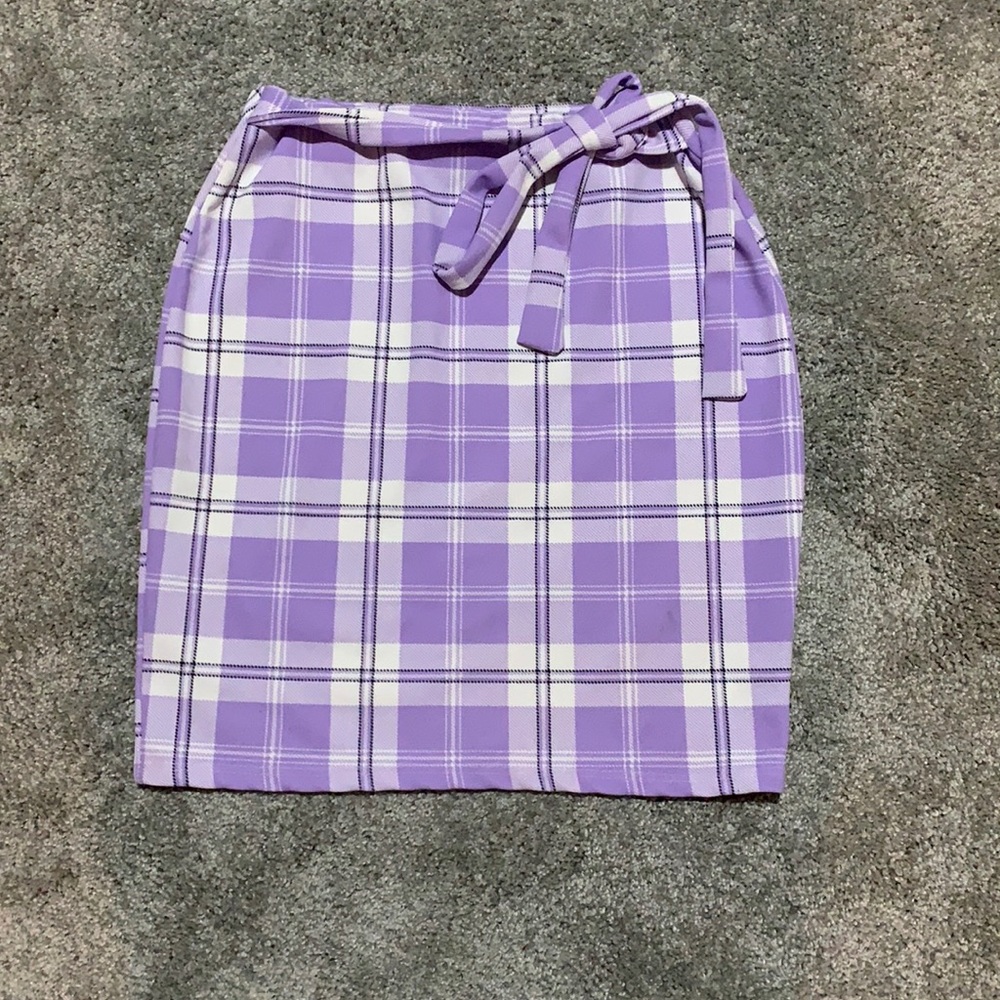 Mini skirt purple medium